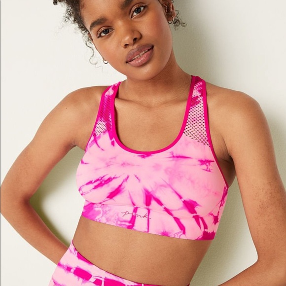 PINK SPORTS BRA - Picture 3 of 10